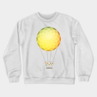 Nursery Rainbow Hot Balloon Crewneck Sweatshirt